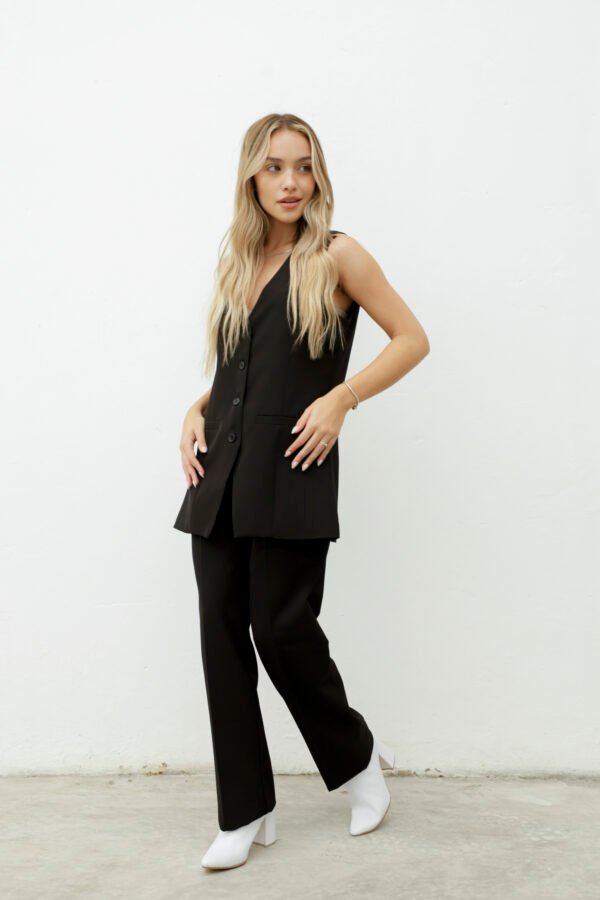 Chaleco twill rita largo - Imagen 4