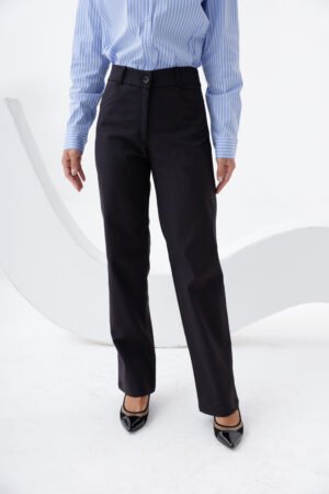 Pantalón tiro alto jean elastizado