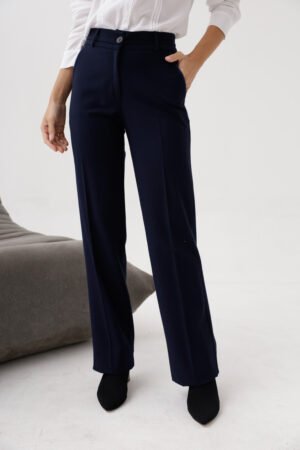 Pantalón tiro alto zara con cinta gross